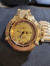 Invicta relógio automático SUBAQUA Noma III edição limitada mostrador dourado modelo 5431 comprar usado  Enviando para Brazil