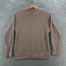 Suéter feminino Banana Republic gola simulada pequeno marrom mistura de algodão pulôver malha comprar usado  Enviando para Brazil
