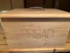 Wooden bread bin for sale  HIGH WYCOMBE