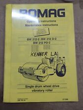 Bomag single drum for sale  Womelsdorf