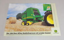 Prospectus/Brochure John Deere Hiflow Rundballenpressen 572 582 592 V.09 /2001 segunda mano  Embacar hacia Mexico