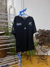 Camiseta de Rugby Nueva Zelanda Copa Mundial 2011 Adidas Camiseta Todos los Negros XL segunda mano  Embacar hacia Argentina