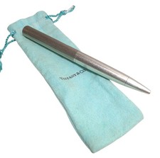 Tiffany & Co.  Caneta esferográfica Coin Edge prata esterlina 925 Alemanha (veja Desc) comprar usado  Enviando para Brazil