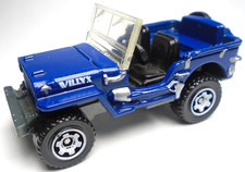 2020 MATCHBOX JEEP WILLYS AZUL 1:52 DIECAST 2 3/8" CARRO COM PNEU SOBRESSALENTE, usado comprar usado  Enviando para Brazil