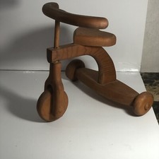 Bicicleta triciclo de madeira vintage feita à mão 10" brinquedo de mesa marrom boneca bebê brincar country comprar usado Bicicleta triciclo de madeira vintage feita à mão 10" brinquedo de mesa marrom boneca bebê brincar country comprar usado  Enviando para Brazil
