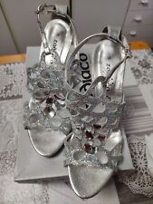 Sandali donna argento usato  Spoleto
