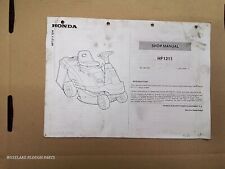 Honda shop manual for sale  PETERBOROUGH