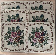 Six vintage floral for sale  NORWICH