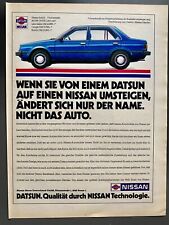 Datsun nissan sunny gebraucht kaufen  Aßlar