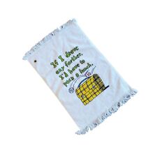 Toalha de golfe unissex Cannon 100% algodão pacote EUA almoço humorístico engraçado 16x11 comprar usado  Enviando para Brazil