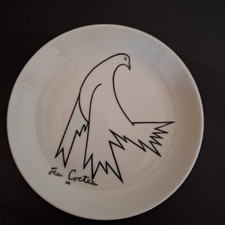 Assiette colombe signée d'occasion  Bourg-Achard