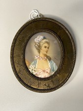 Antica miniatura ovale usato  Varallo Pombia
