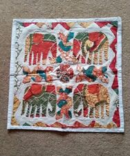 Handmade elephant cushion for sale  BRAMPTON