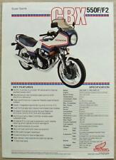 Honda cbx550f super for sale  LEICESTER