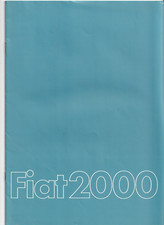Prospekt fiat 2000 gebraucht kaufen  Würzburg