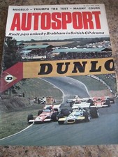 Autosport jul 1970 for sale  BRISTOL