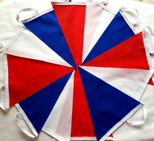 Fabric bunting red for sale  WIGAN