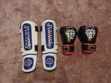 Kickboxen set handschuhen gebraucht kaufen  Coswig