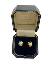 Opal diamond earrings for sale  LIVERPOOL