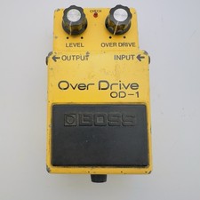 Pedal de efeitos de guitarra Boss OD-1 overdrive MIJ Black Label 1981 Long Dash vintage comprar usado  Enviando para Brazil