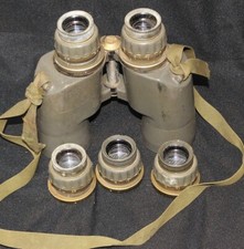 Binóculos vintage M19 7X50 do Exército dos EUA + 3 oculares para reparo ou peças comprar usado  Enviando para Brazil