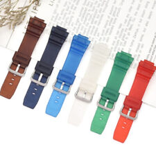 Pulseira de relógio de mergulho esportivo colorida à prova d'água para conector Casio 16mm comprar usado  Enviando para Brazil