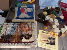 Knüpfteppich zum selberknüpf gebraucht kaufen  Walzbachtal