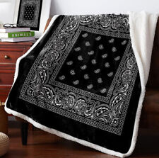 Cobertor De Lã Padrão Bandana homens/mulheres Cobertor 3D impressão viagem Manta comprar usado  Enviando para Brazil