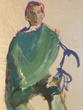 Beautiful 1960s gouache d'occasion  Expédié en Belgium