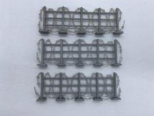 1980’s 3x cerca de arame farpado 6” peças plástico cinza serve 6” figuras de ação GI Joe comprar usado  Enviando para Brazil