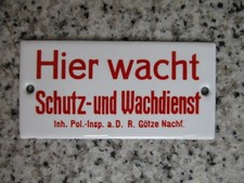 Wach schutz wachdienst gebraucht kaufen  Friedrichsdorf