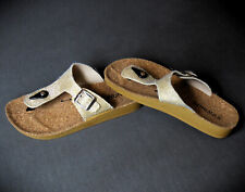 Sandalen zehentrenner gold gebraucht kaufen  Kiel