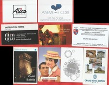 Biglietti visita hotel usato  Roma