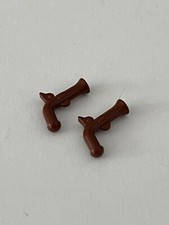 Peças LEGO 2562 (2 peças) minifigura arma pirata pederneira marrom avermelhado comprar usado  Enviando para Brazil
