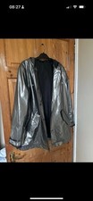 Topshop silver mac for sale  LONDON
