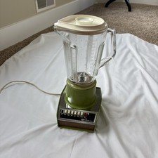 Jarro de vidro antigo Proctor-Silex 6 velocidades liquidificador verde abacate. Testado e funciona, usado comprar usado  Enviando para Brazil