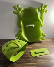 Suporte de armazenamento Boon Frog Pod banheira colher brinquedo caddy armazenamento piscina água verde comprar usado  Enviando para Brazil