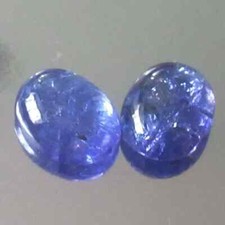 2pcs natural tanzanite for sale  LONDON