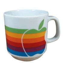 Caneca papel arco-íris vintage logotipo computador Apple anos 80 MacIntosh Lisa xícara de café comprar usado  Enviando para Brazil