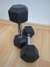 Hexagon kurzhantel gummierte gebraucht kaufen  Lilienthal