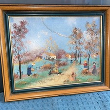Paysage campagne tableau d'occasion  Pignan