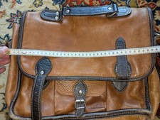 Sacoche cuir camel d'occasion  Choisy-le-Roi