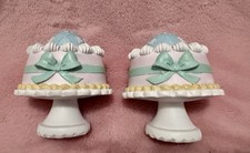 Usado, Mini bolo falso pastel páscoa SWEET conjunto de 2 estatuetas decoração de mesa comprar usado  Enviando para Brazil