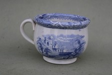 Antique pearlware blue for sale  TENTERDEN