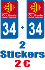 Stickers plaque auto d'occasion  Ingwiller