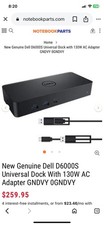Dell d6000s universal for sale  Randolph