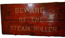 Steam roller sign for sale  PETERSFIELD