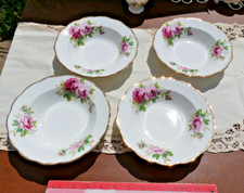 TIGELA DE SOPA ROYAL ALBERT American Beauty aro fina China Inglaterra Estate 4 DISPONÍVEL comprar usado  Enviando para Brazil