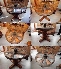 Wagenrad tisch western gebraucht kaufen  Schiffweiler
