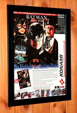 Batman Returns Super Castlevania IV SNES Vintage Pôster Promocional/Página de Anúncio Emoldurada comprar usado  Enviando para Brazil